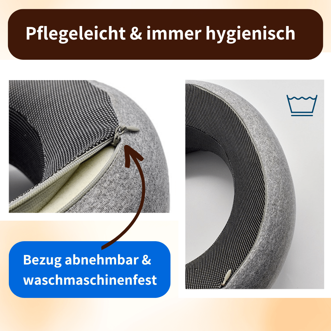ReiseTraum "Deluxe" - Kopf-, Hals- & Nackenschutz für erholsames Reisen